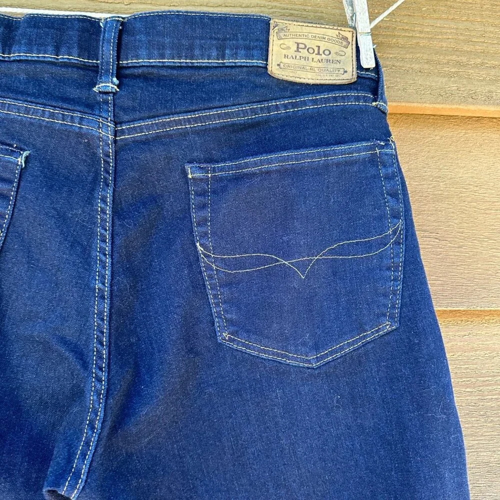 Polo Ralph Lauren Original Quality Straight Leg Dark Blue Men’s Jeans Size 34